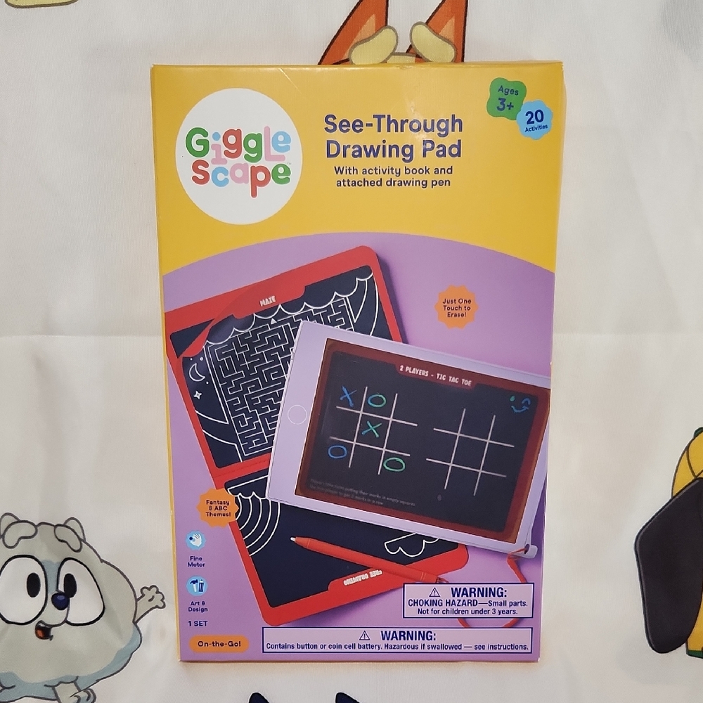 GIGGLE SCAPE see -through Drawing Pad